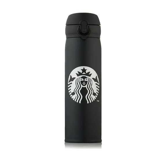 450ml 350ml Färgglada Klassiska Starbucks Rostfritt Stål Mugg Starbucks Sucker Cup Starbucks Kaffekopp Lång flaska Värmeisoleringsvatten