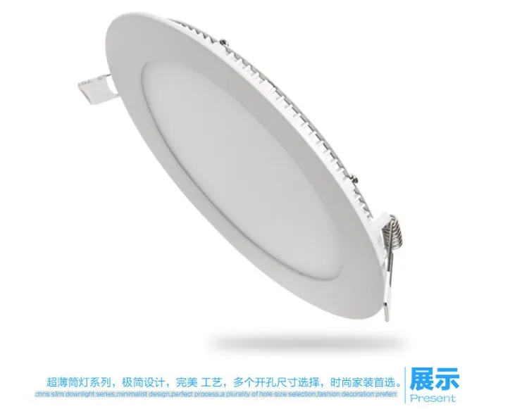 Alta popularidade 90lm / W 4W LED Painel Luz Slim Parede Recessed Panle Panle Spot Light Covers
