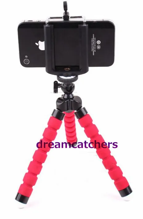 Mini Octopus bubble三脚デジタルカメラの旅行カメラブラケットselfieスタンドアダプタマウントMonopod 6 SサムスンS6エッジカメラ