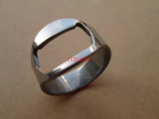 FedEx DHL rostfritt stål fingerring ringsape ölflasköppnare för ölbarverktyg 20mm 22mm 24mm storlek R01 lot2881901