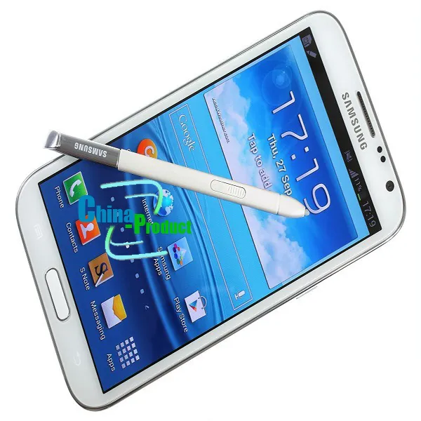 Orijinal Samsung Galaxy Note2 N7100 Dört Çekirdekli 8MP Kamera Android 4.1 Cep Telefonu 5.5 