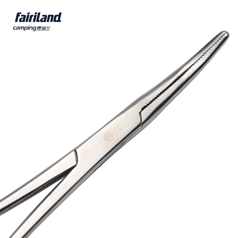 Fairiland 18cm 7 Bent Nose Fishing Forceps All Stainless Steel Hemostatic  Forceps Fishing Scissor Plier Hook Remover F251L From Bgtrfd, $17.59