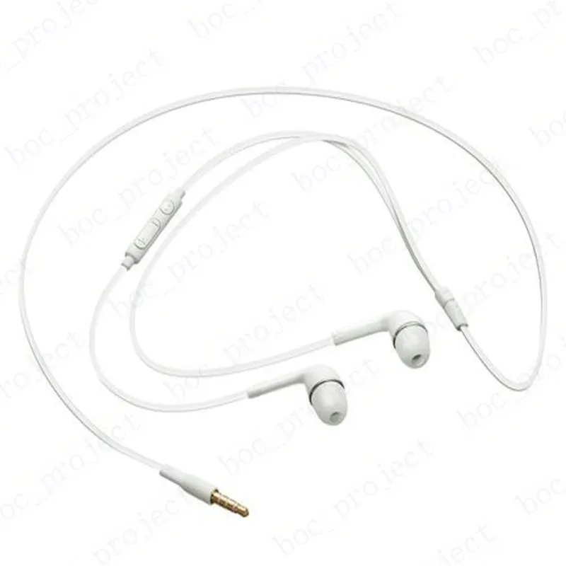 In-Ear Stereo Earphone 3.5mm Headphone Headset with Mic and Remote for Samsung S6 edge S5 S4 Note5 Note4 100pcs/lot