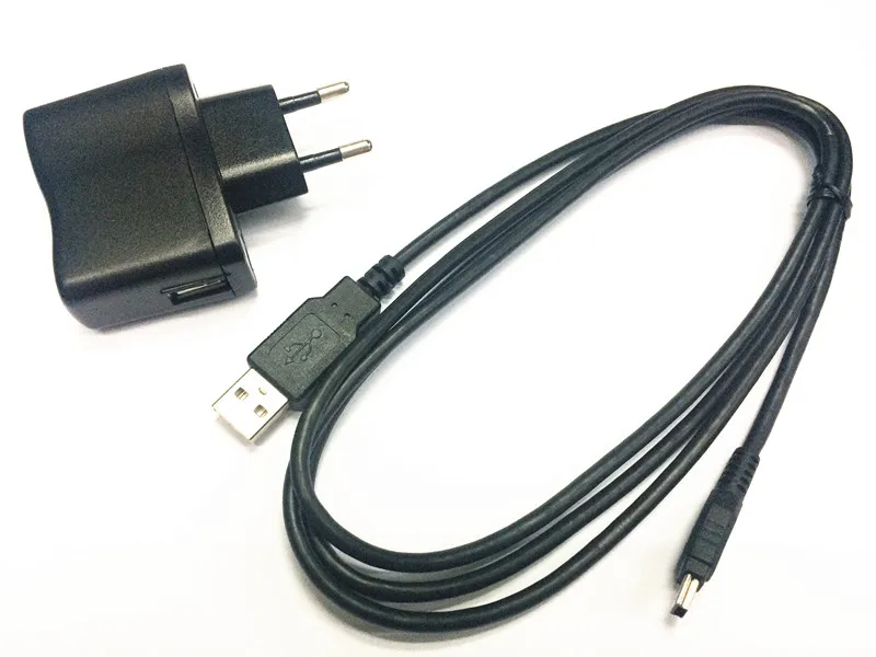 Настенное зарядное устройство/адаптер переменного тока USB 1А + шнур ПК Micro USB для медиаплеера MP3 MP4
