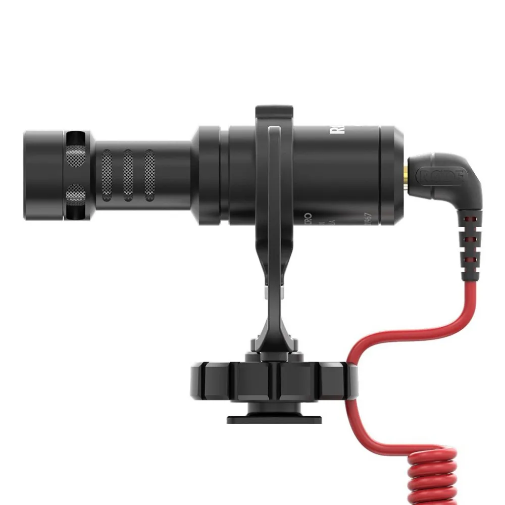 Freeshipping Videomicro Compact på-kamera inspelning av mikrofon för Canon Nikon Lumix Sony Osmo DSLR-kamera Mikrofon