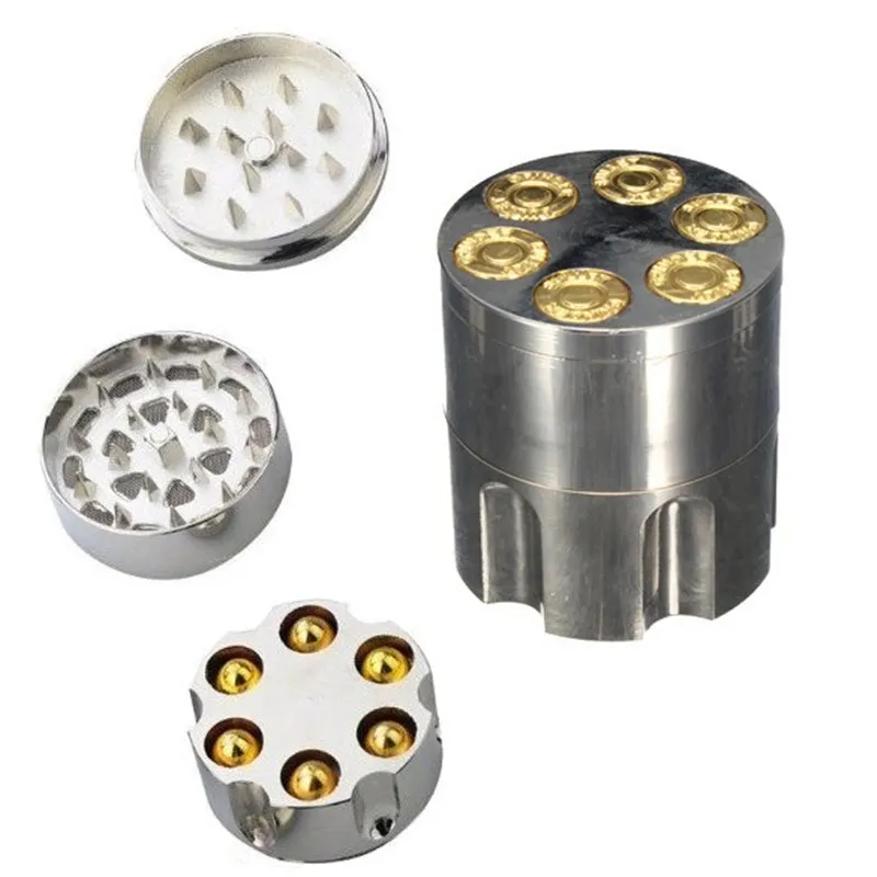 Курение Dogo Bullet Camber Grinder Grinder 3 слоя диаметром 51 мм высоты 43 мм из стекловолочки для сухой травы табаку.