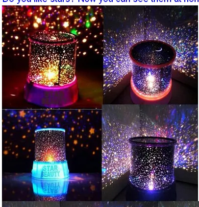 LED star sky Iraq projector colorful night light sleep light starlight projection lamp gift