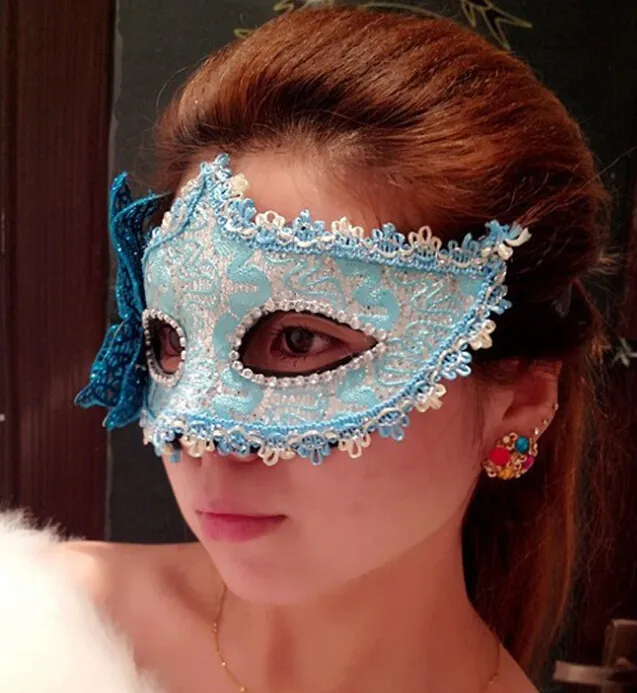 Mulheres sensuais máscara veneziana festa de casamento festivo halloween máscaras de renda de natal borboleta