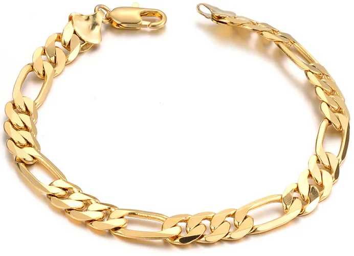 18k 금은 Man Bracelet, Factory Direct Sale, Wholesale Bracelet을 채웠습니다.