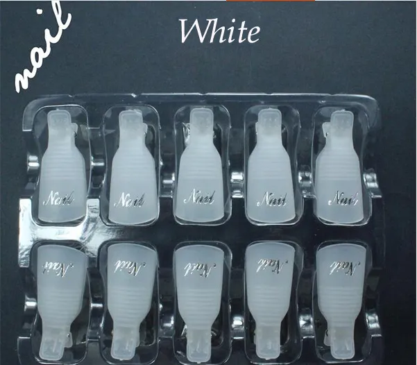 Wholesale-New Second Generation Plastic Acrylic Nail Art Soak Off Cap Clip UV Gel Polish Remover Wrap Tool