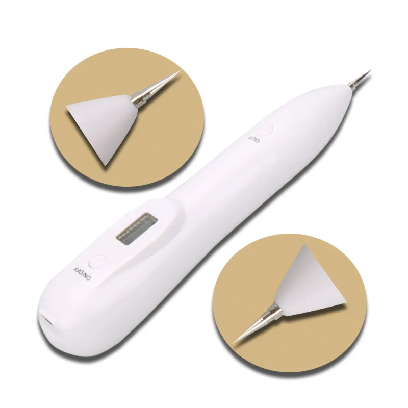 LCD Mole Removal Freckle Tattoo Removal machine Skin Mole Dark Spot Remover Tattoo Wart Tag Removal Pen Salon Home Beauty Care