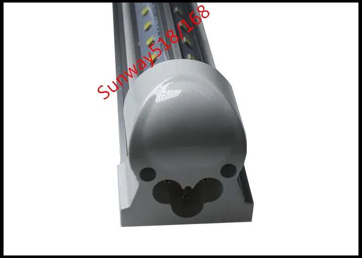 Tubo da 8 piedi LED LIGHT TUBI LED all'ingrosso 72W T8 8feet FA8 Pin singolo G13 R17D Lati doppi integrati SMD2835 AC85-265V DLC