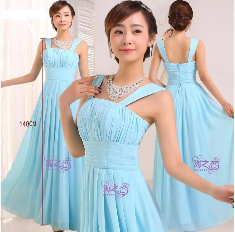 Cheap Bridesmaid Dresses Long Chiffon Bridesmaids Dresses For Wedding