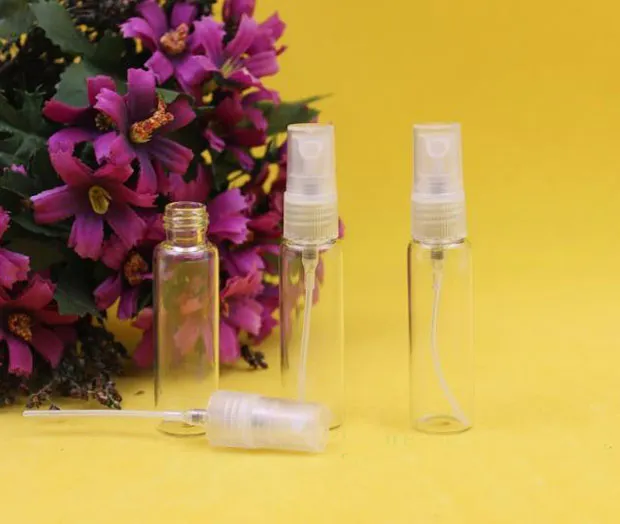 10ml Vacuum glass bottles Refill bottes vacuum bottles Spray bottle/Environmental protection small spray perfume bottle 10ml Home Fragrances