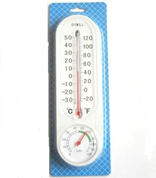 Analog hushållstermometer hygrometer väggmonterad temperatur fuktighetsmätare