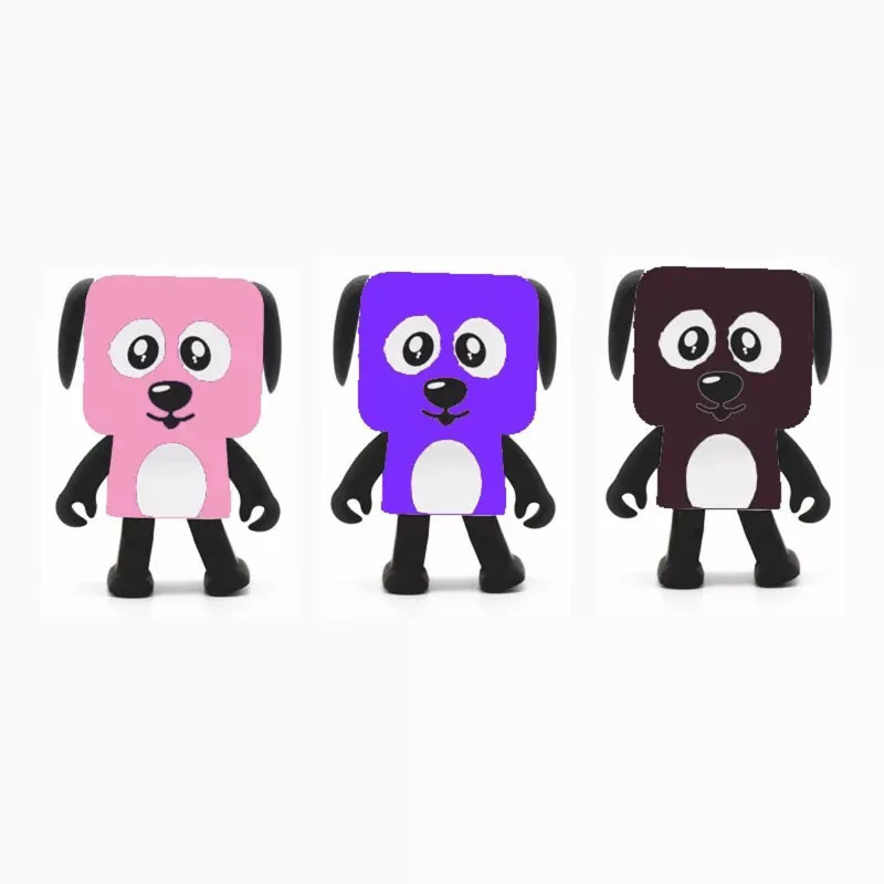 Bluetooth Sound Robots Cartoon Intelligent Entertainment Robot Dancing Speaher Robot Children Toys Square Robot Gifts DHL Free