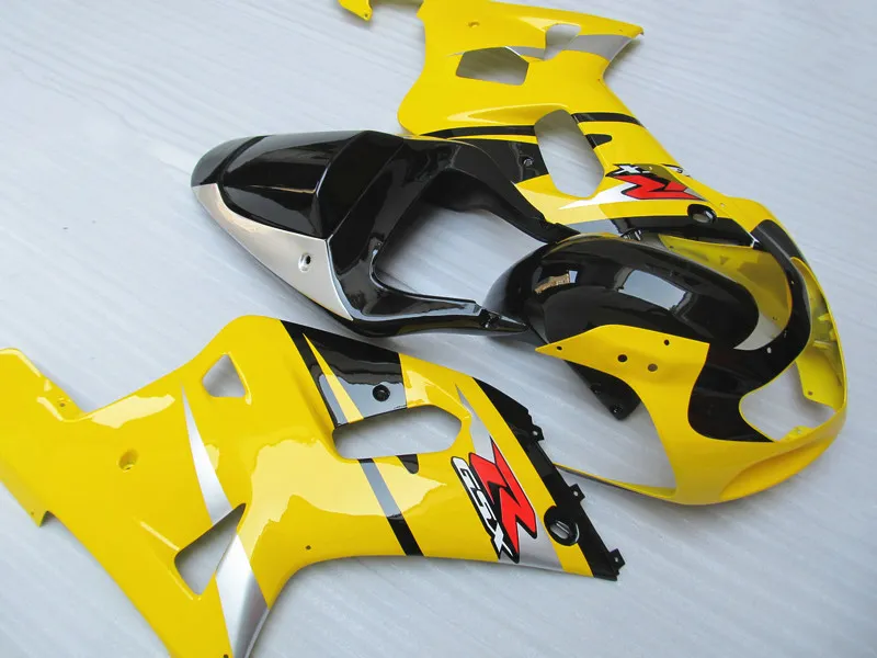 Kit de pintura OEM para carenagens Suzuki GSXR600 GSXR750 00 01 02 03 GSXR 600 750 K1 Kits de carenagens GSX-R600 R750 2001 2002 2003 custo187V