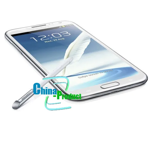 Orijinal Samsung Galaxy Note2 N7100 Dört Çekirdekli 8MP Kamera Android 4.1 Cep Telefonu 5.5 