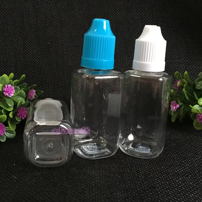 / لوط 30ML PET ساحة زجاجة لEjuice E-سائلة شفافة من البلاستيك زجاجة 1OZ العين بالقطارة مع يفتحها الاطفال كاب دي إتش إل الحرة الشحن