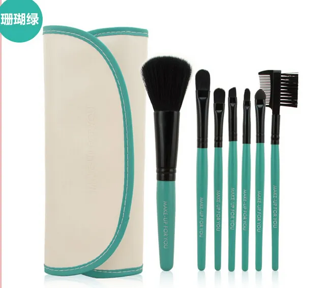 DHL Professional Paintbrushes of Makeup Brushes Set Tools Makeup toalettety Kit Wool Märke Make Up Brush Set Case PY5488838