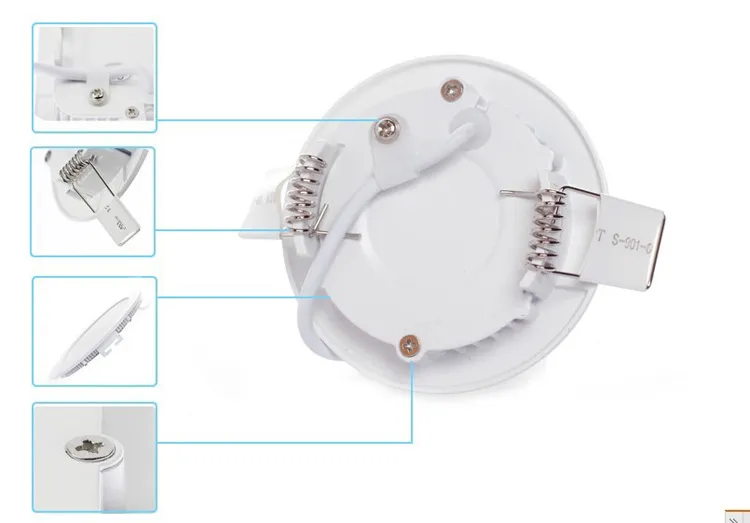 Dim Led Panel Işık SMD 2835 3W 9 W 12W 15W 18W 21W 25W 110-240V Led Tavan aşağı Gömme lamba SMD2835 downlight + şoför 0000