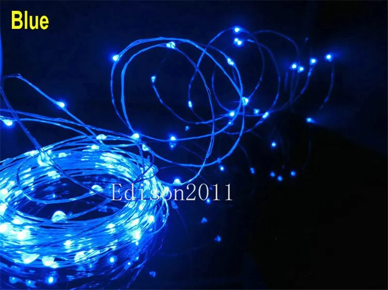 DC 12V Copper Wire LED String Fairy Light Chistmas Lights Lighting 5M 50 LEDS Warm White Multi-Color DHL Free Shipping