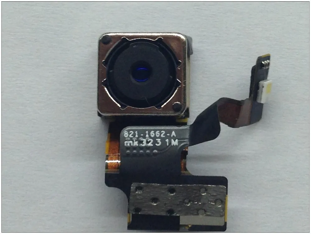 Caméra arrière arrière d'origine 8,0 MP avec remplacement du flash pour iPhone 5 Livraison gratuite, tout neuf