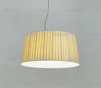 Nowoczesna lampa wisiorek Minimalistyczna konstrukcja zawieszenia światła tkaniny materiał wiszący światło eleganckie światło salon saloniczny pokój sala konferencyjna