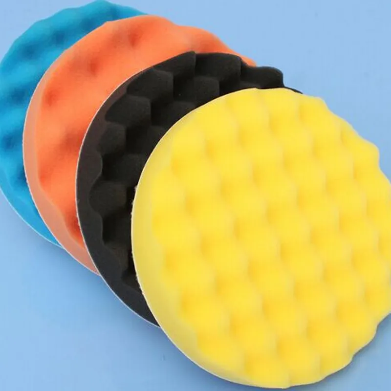 Kit de tampons de polissage bruts de 4 pouces, 5 pièces, adaptateur de perceuse, tampon de polissage pour voiture E00874