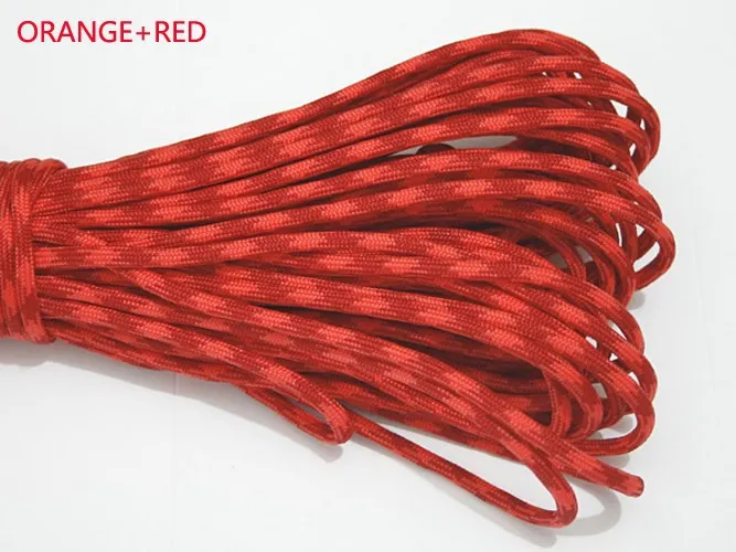 50ft new 550 Paracord Parachute Cord Lanyard Rope Mil Spec Type III 7 strands for opti5620209