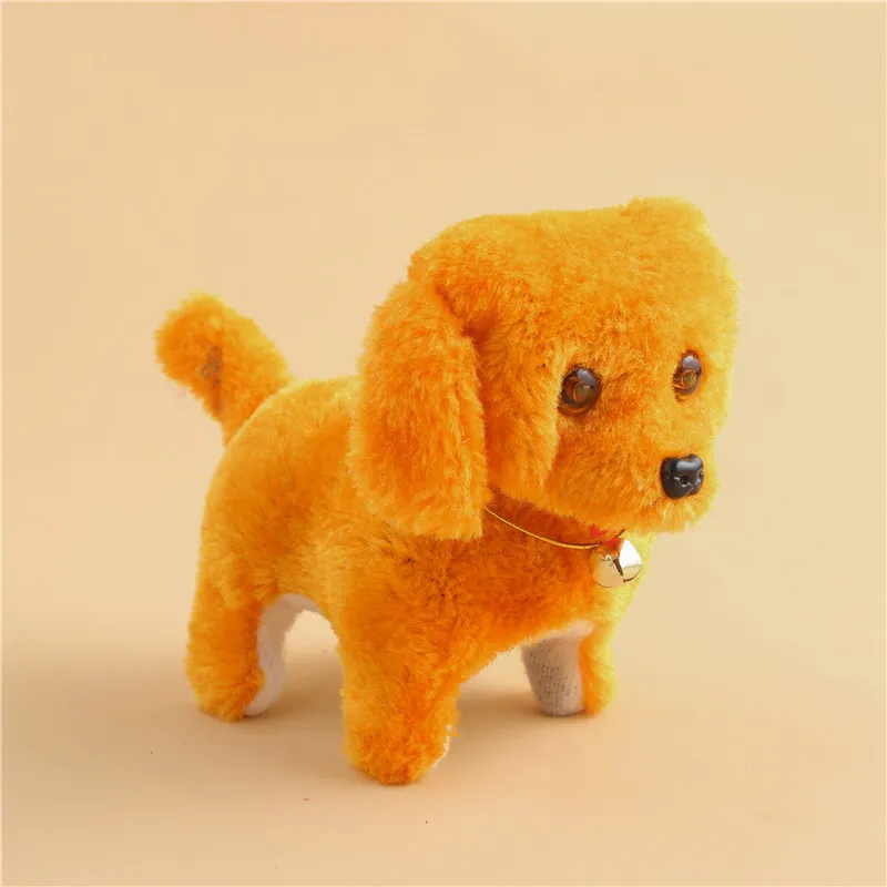 Jouet en peluche électrique pour chien, retraite, appel brillant, rembobinage, stalle pour chien, source de vente, jouets électroniques pour animaux de compagnie