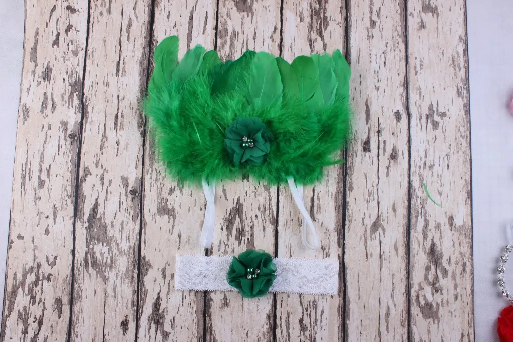 Angel Wings Feather Wings Baby Girl Flower Lace Headband Po Shoot Hair Accessories For Newborns Head Band costume Po P2815015