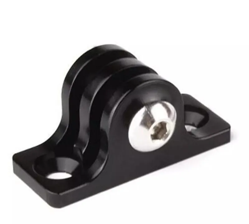 Черный алюминиевый сплав с плоским дном адаптер + 18 мм винт + гаечный ключ Набор инструментов для спорта на открытом воздухе аксессуары