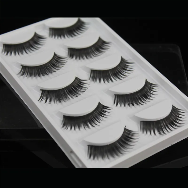 Thick Makeup False Eyelashes Long Black Nautral Handmade Eye Lashes Extension