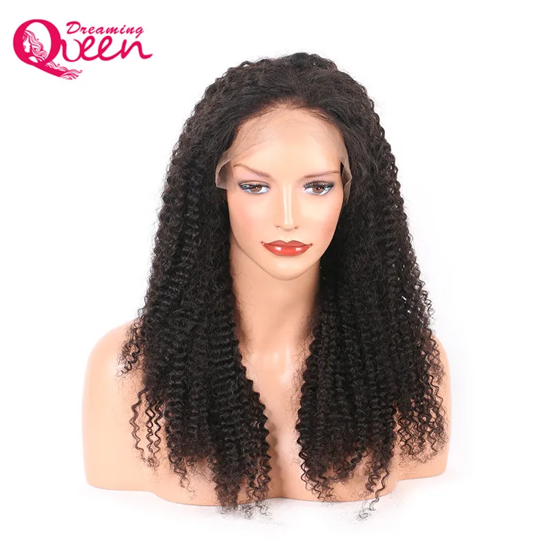 13*4 Lace Front Wig Human Hair Wigs Brazilian Virgin Hair Kinky Curly Wig Pre Plucked with Natural Baby Hair For Black Women