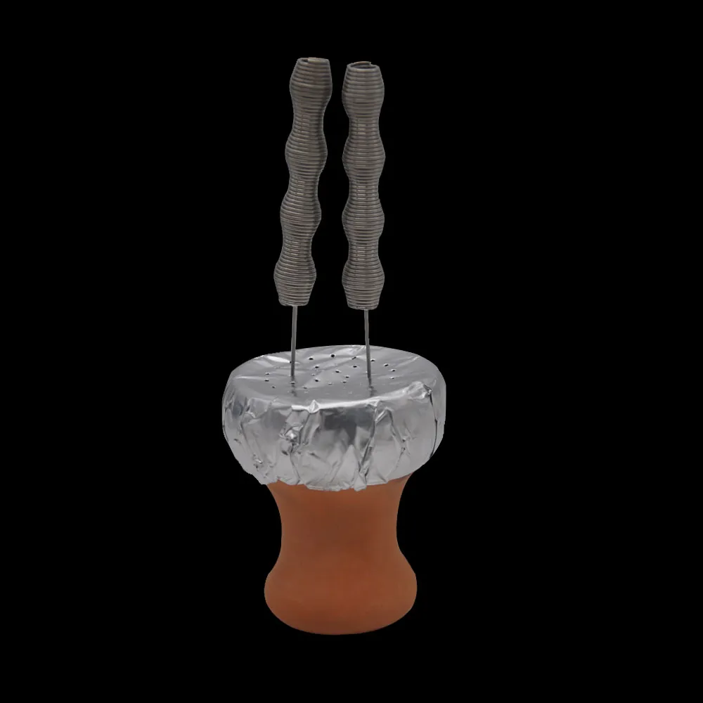 알루미늄 Shisha 물 담뱃대 호일 포커 치마 구멍 펀치 바늘 Narguile 물 담뱃대 액세서리 호일에서 구멍을 만드는 데 사용