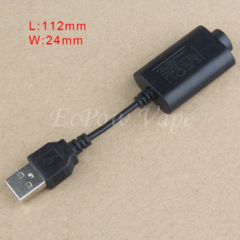 EGO EGO-T EVOD EGO USB-laddare Kabel 510 Tråd Vape Penpenladdning Kabel för elektrisk cigarett Kort lång kabel med Epacket