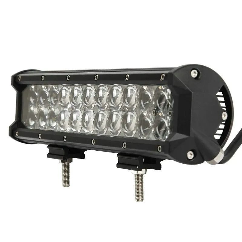 Barra luminosa da lavoro a LED da 12 pollici Osram 120W Luci fuoristrada Lampada da guida Spot Flood Combo 4D Barre LED 4X4 ATV SUV Lampada per camion