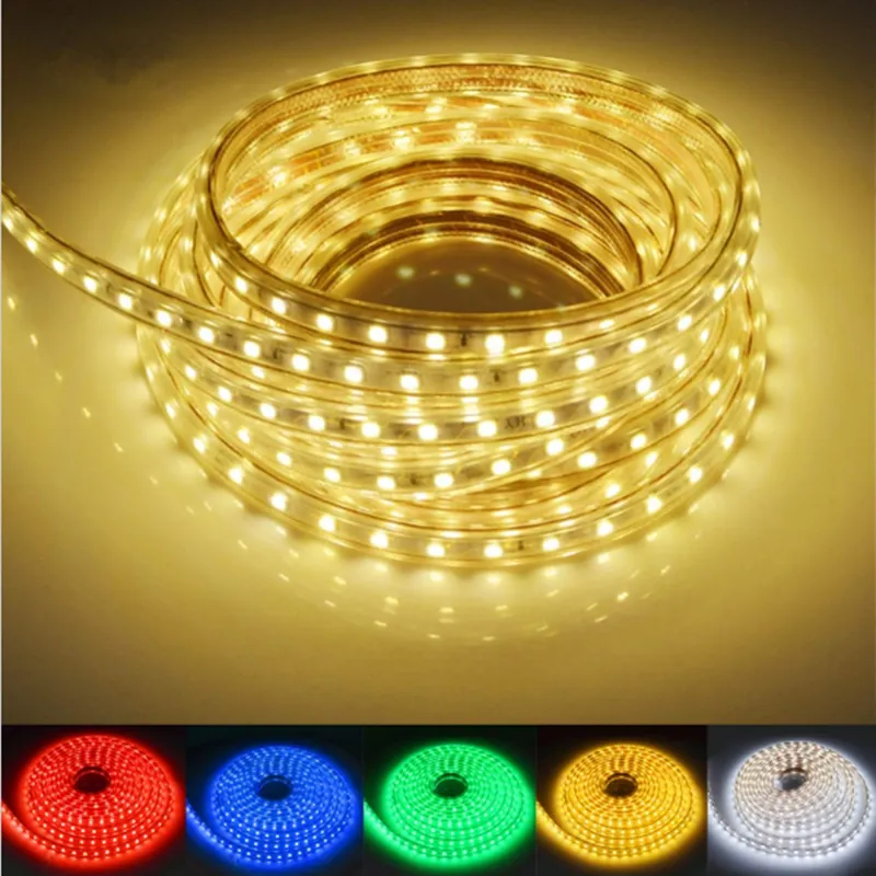 100m 110V 220 V LED Strips SMD 5050 LED Touw Licht IP67 Flex LED Strip Lights Outdoor Lighting String Disco Bar Eetcafé Kerstfeest