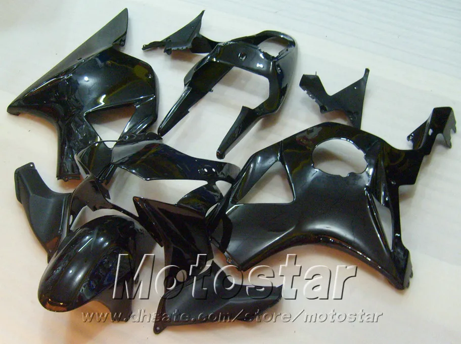 Injection molding Motorcycle parts for Honda cbr900rr fairings 954 2002 2003 all glossy black CBR954 fairing kit CBR900 RR 02 03 YR17