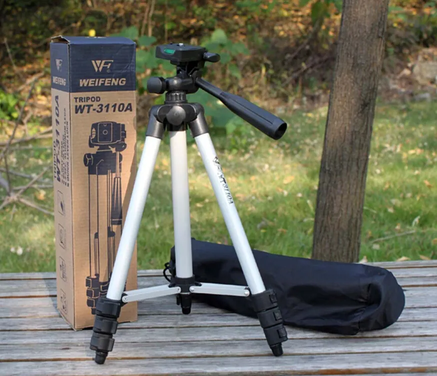 WT3110A Teleskop Kamera Telefon Tripod Çok Fonksiyon Taşınabilir DVPOD Dört Allaluminum Tripod Açık Balıkçılık Işıkları Compact 2154953