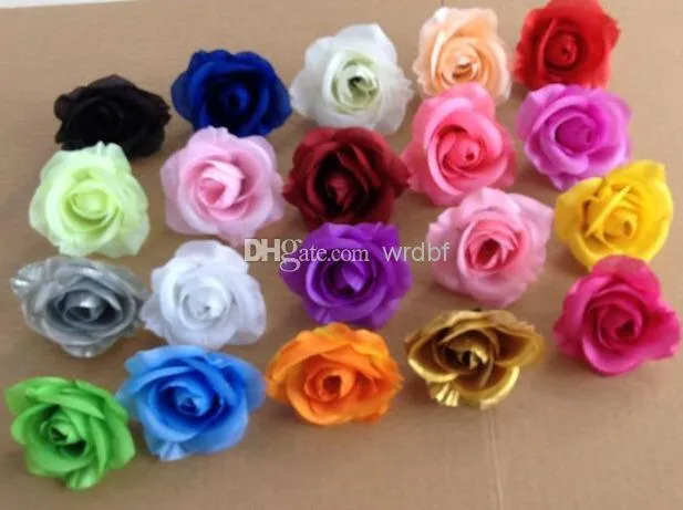 Flower Heads 100p Artificial Silk Camellia Rose Fake Peony Flower Head 78cm For Wedding Party Home Decorative Flowew2600906