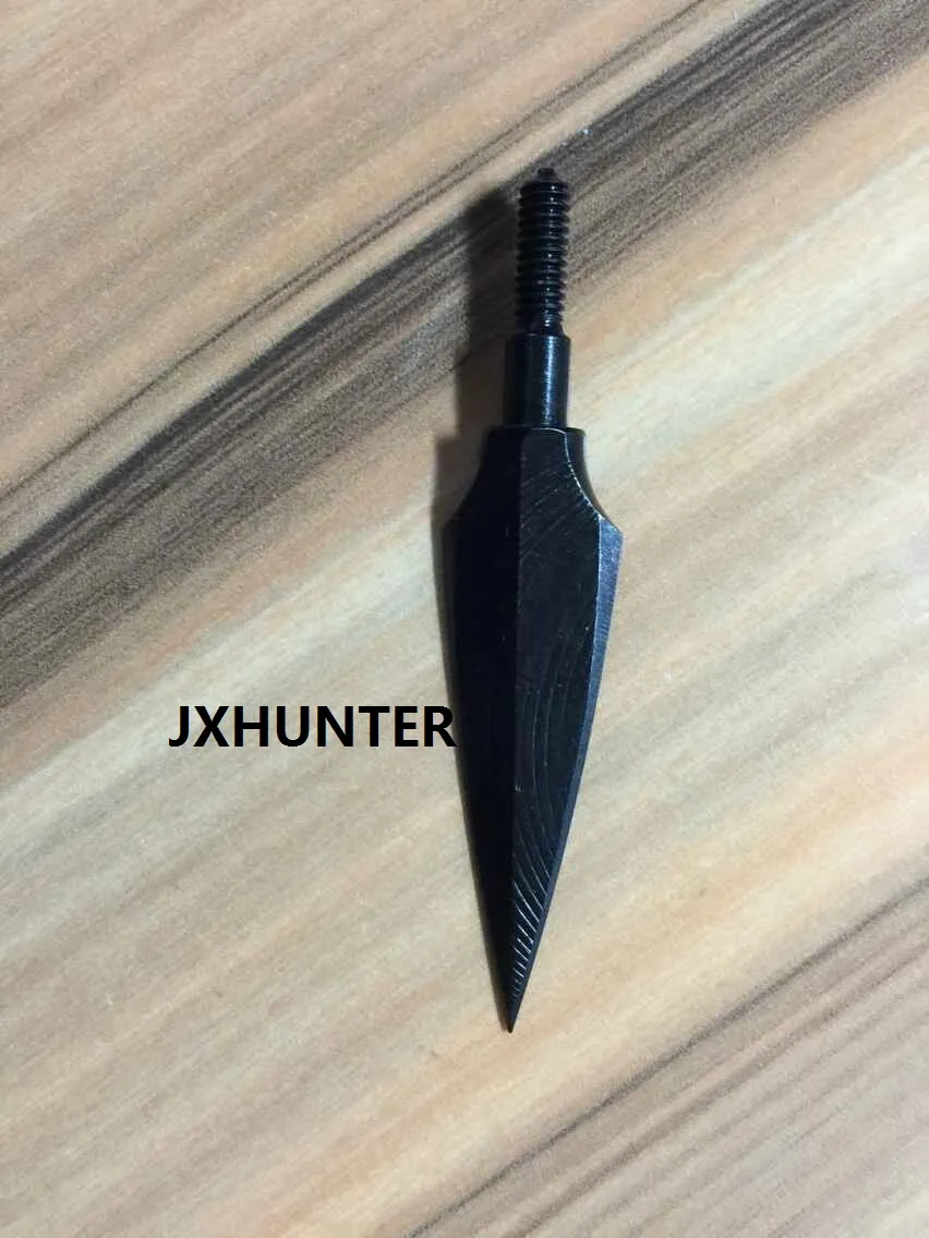 archery hunting traditional arrow points 150 grain vintage broadheads for compound bow hunting black color