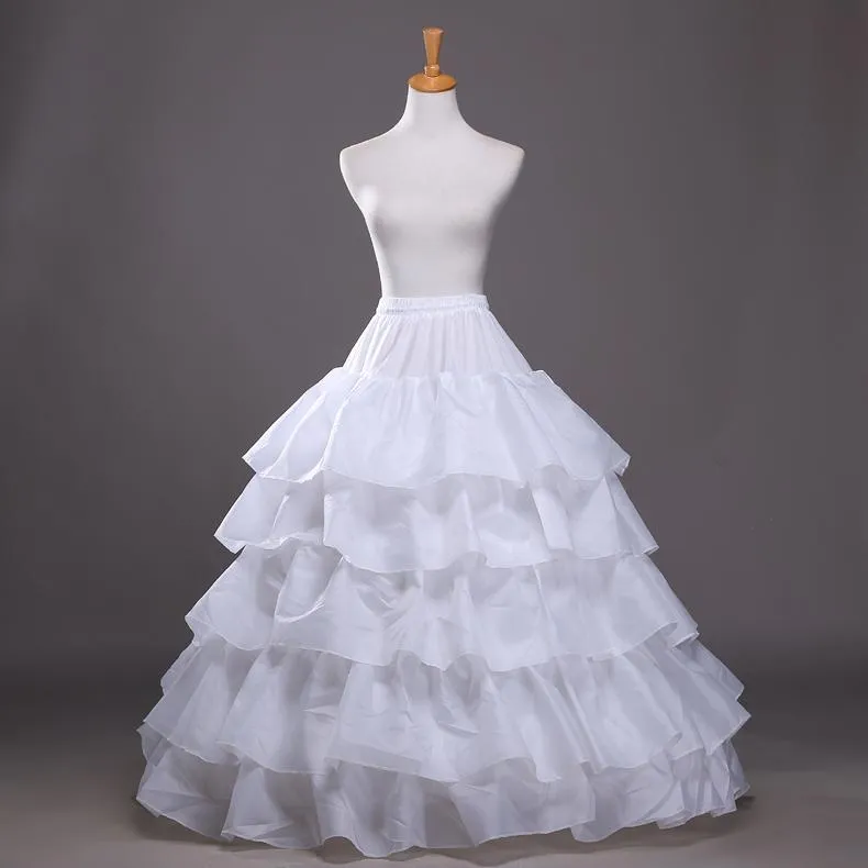 Tani nowy 2019 Akcesoria ślubne Warstwy Bridal Petticoat Tulle Suknia Balowa Akcesoria Bridal Petticoats Suknia Ślubna Petticoats MO97