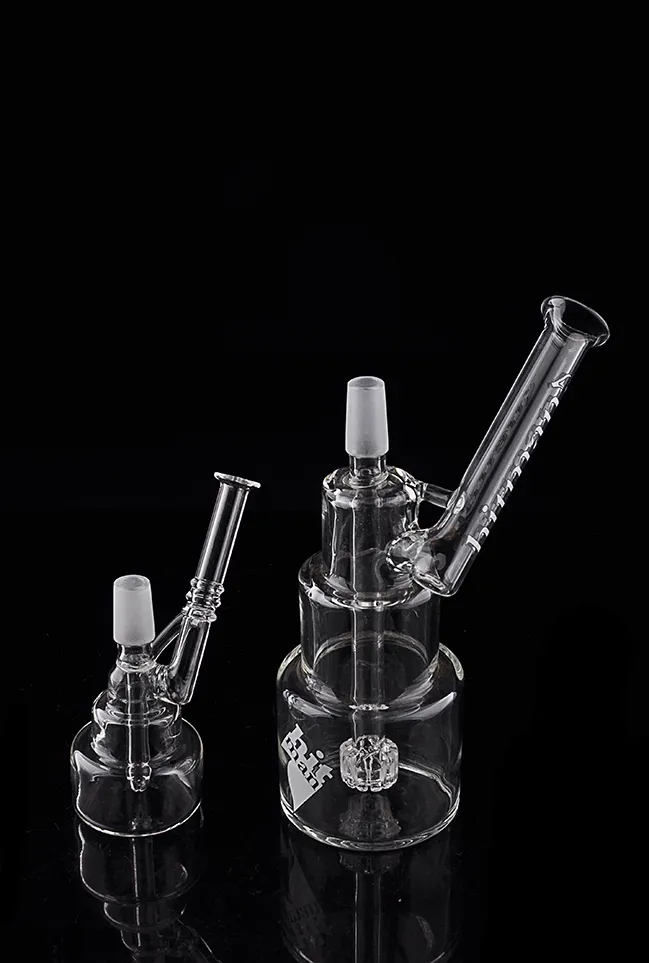 Newest hookah Hitman Glass Bongs Classic Brilliance Cake downstem birdcage perc Smoking Pipe Dab Rigs Water Pipes Bong with 14.4 mm joint