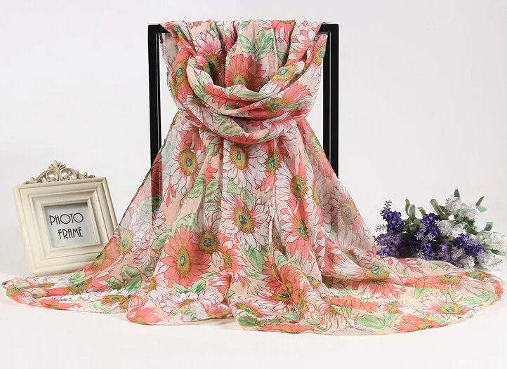 NOUVELLE fille femmes printemps été automne automne voile écharpe plage châle sarongs écharpes étole foulard enveloppe 180 * 90cm / # 3986