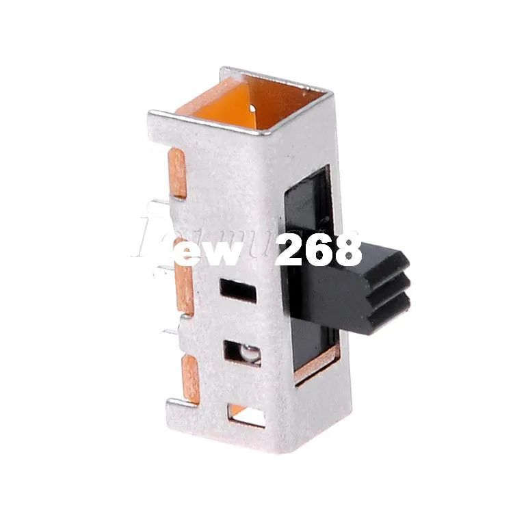 Hot 200 pcs ss-13F11G5 3 Posição 4 Pinos SPDT Vertical Mini Slide Switch PCB