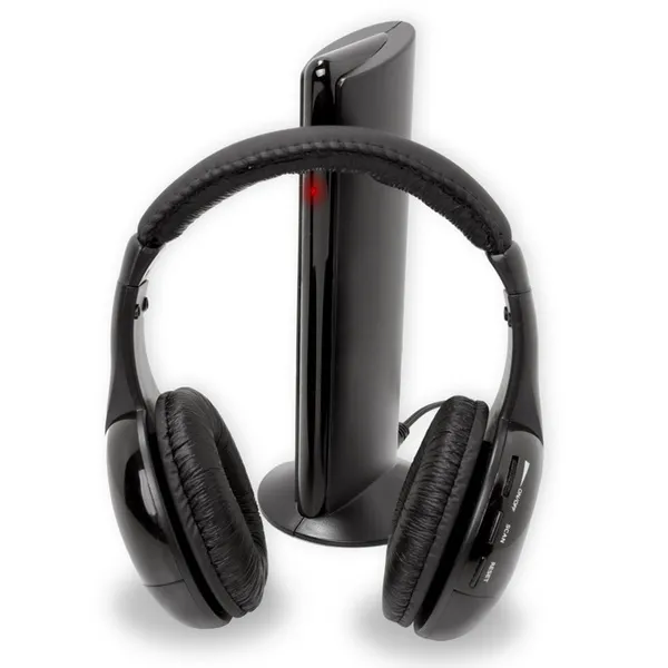 1st 5 i 1 DJ Gaming HiFi Trådlös hörlurar hörlurar headset FM Radiomonitor MPTV Mobiltelefoner Hörlurar5575508