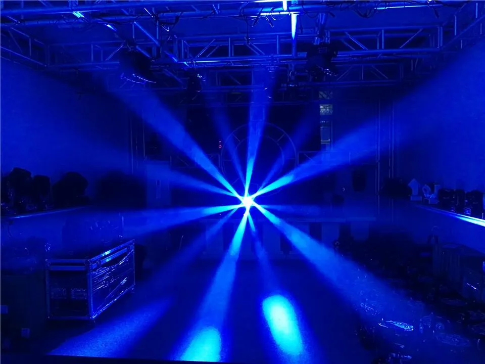 und Flughülle LED RGBW 6x40 W 4in1 LED Bienenstock Zoom bewegte Kopfstrahl -Stange Effekt LED LEGING Effekt DMX DJ Lampe