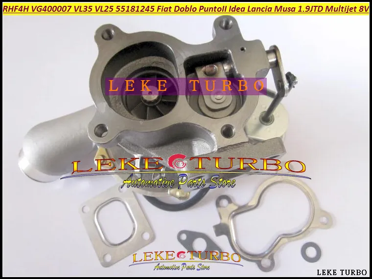 Turbo RHF4H VL25 VG400007 VL35 55181245 71793616 71793619 Turbolcharger voor FIAT Doblo Punto 2 Idee Lancia Musa 2003-07 Multijet 8 V 1.9L JTD